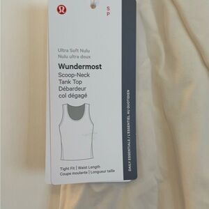 lululemon athletica Wunder Most Scoop-Neck Tank Top - White